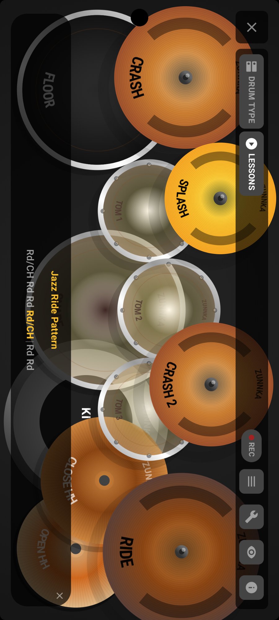 Lessons jazz ride pattern
