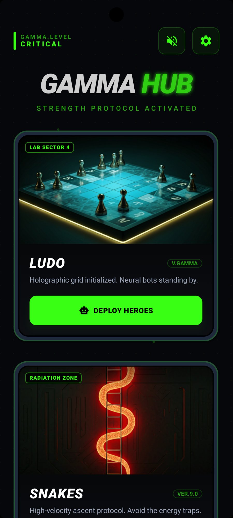 Gamma Hub home