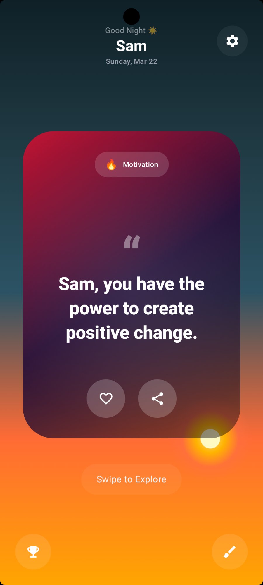 Sunrise theme